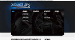 Desktop Screenshot of desguacesleiro.com